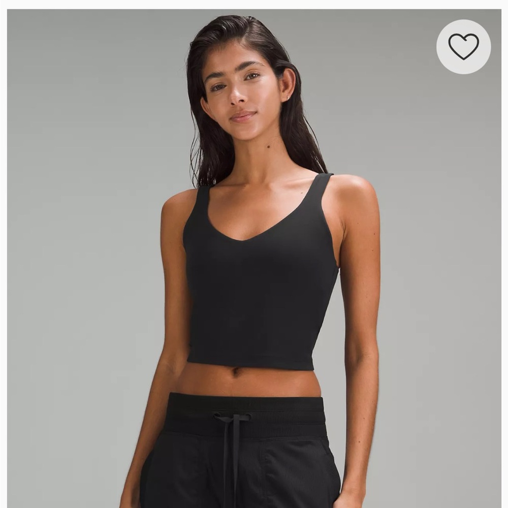 Black Lululemon align tank top size 4